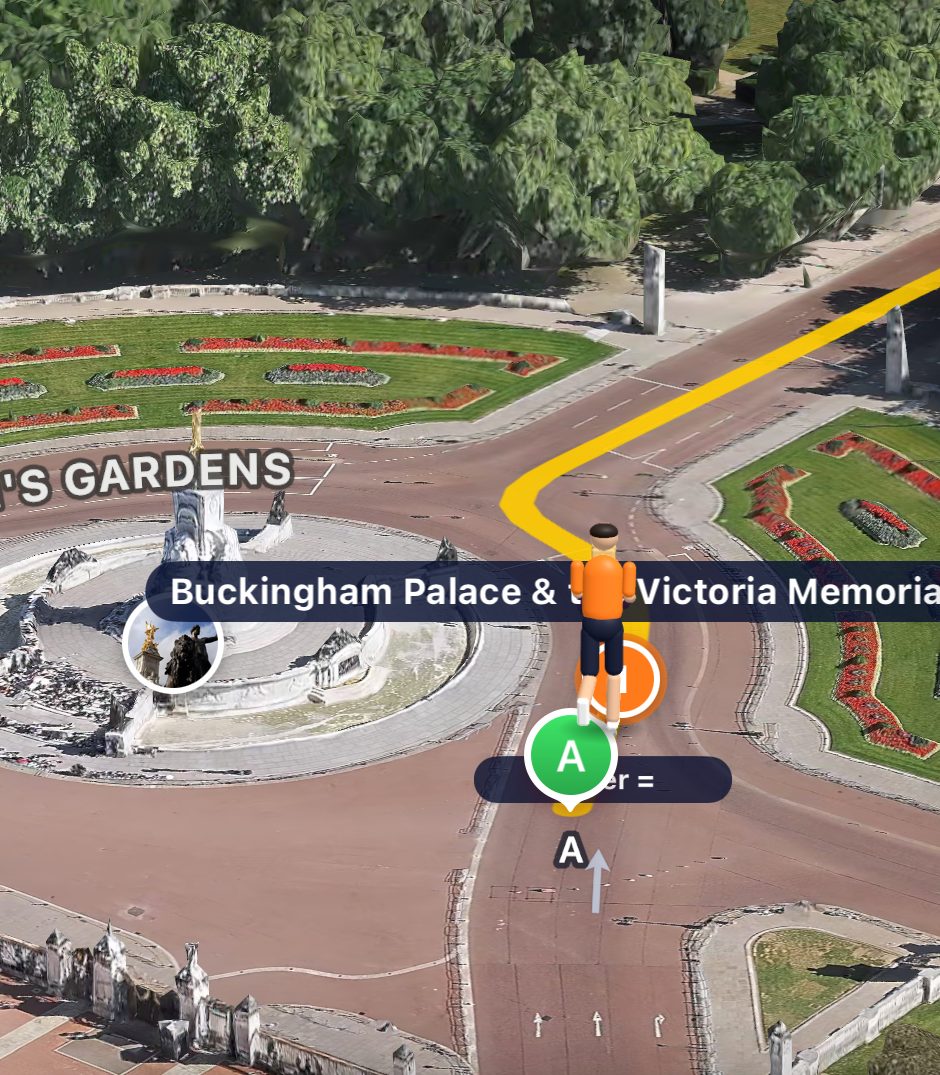 Buckingham Palace in 3D, London