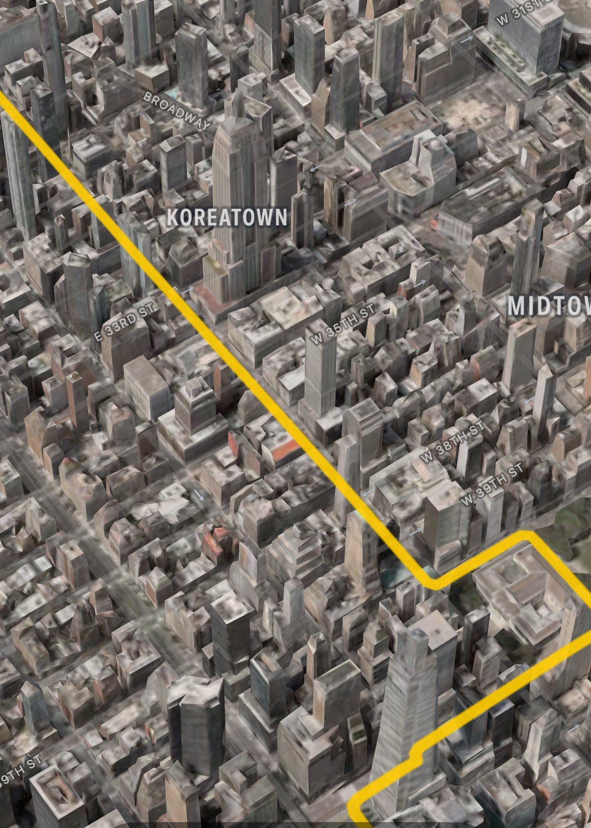 Midtown Manhattan in 3D